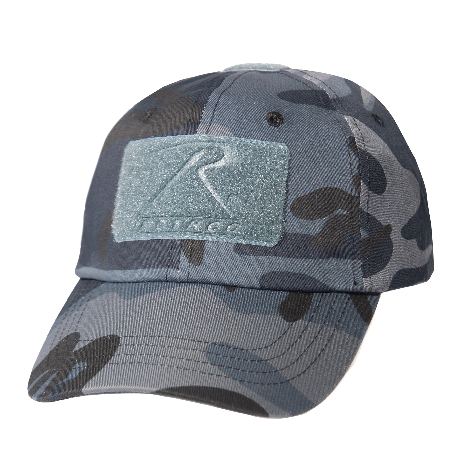 Rothco Tactical Operator Cap Midnight Blue Camo – Adjustable Military-Style Field Hat with Loop Fields for Patches and IR Markers