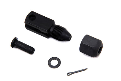 Colony Parkerized Lower Brake Cable Clamp for Harley Davidson Spring Forks