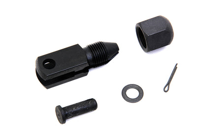 Colony Parkerized Lower Brake Cable Clamp for Harley Davidson Spring Forks