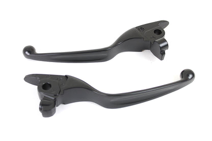 V-Twin M8 Matte Black Wide Tamer Hand Lever Set for Harley Davidson FLT (2017-2020)