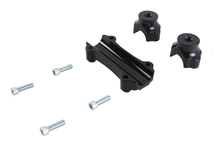 V-Twin Fat 1 Inch Riser Set Black - Part Number 78826B