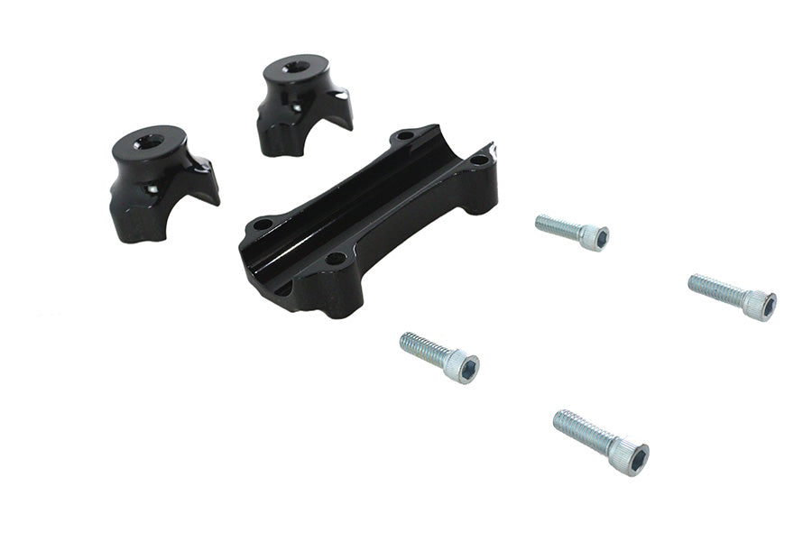 V-Twin Fat 1 Inch Riser Set Black - Part Number 78826B