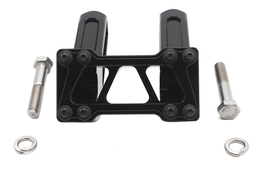 Wyatt Gatling 6 Inch Pirate Style Riser Set in Black - Part #78968B