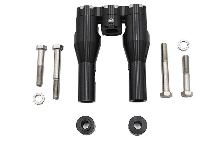 Wyatt Gatling 6 Inch Baron Style Riser Set in Black - Part 78969B