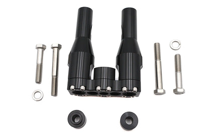 Wyatt Gatling 6 Inch Baron Style Riser Set in Black - Part 78969B