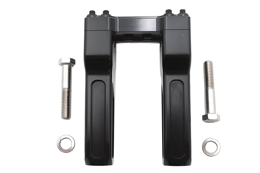 Wyatt Gatling 6 Inch Pirate Style Riser Set in Black - Part No. 78970B