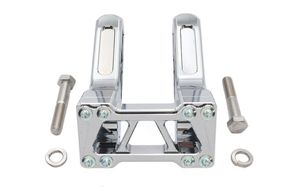 Wyatt Gatling 6 Inch Pirate Style Riser Set Chrome - Part 78968