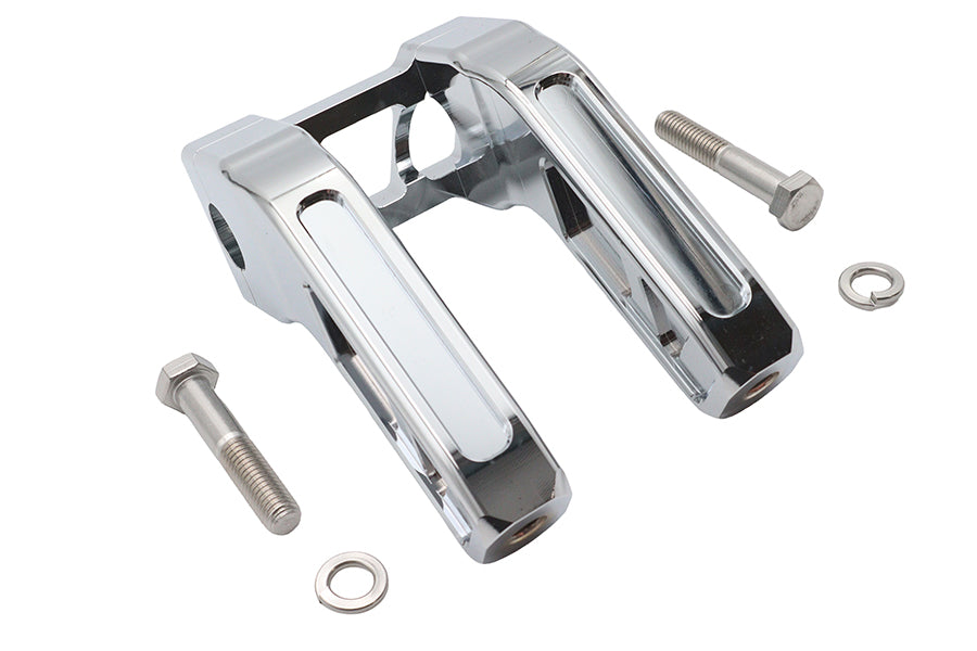 Wyatt Gatling 6 Inch Pirate Style Riser Set Chrome - Part 78968