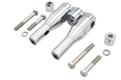 Wyatt Gatling 6 Inch Baron Style Riser Set Chrome - Part 78969
