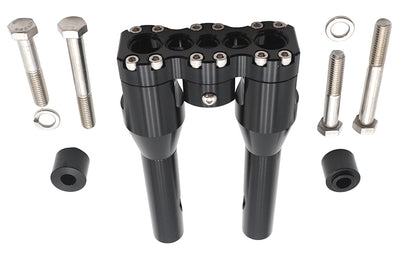 Wyatt Gatling 8 Inch Baron Style Riser Set in Black (Part #78969AB)