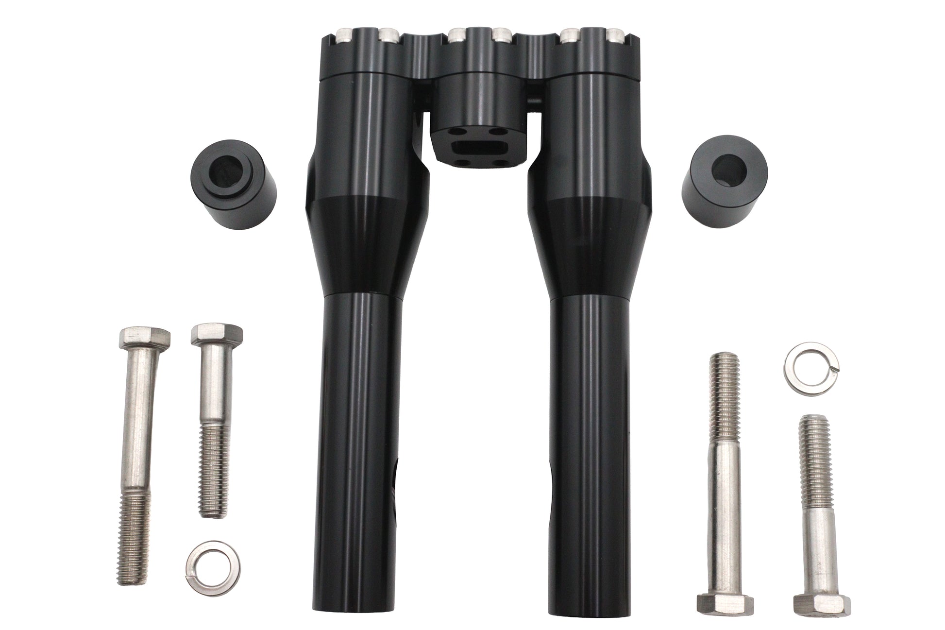 Wyatt Gatling 8 Inch Baron Style Riser Set in Black (Part #78969AB)