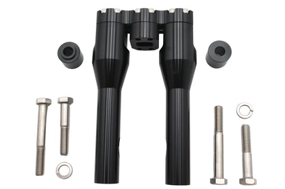 Wyatt Gatling 8 Inch Baron Style Riser Set in Black (Part #78969AB)