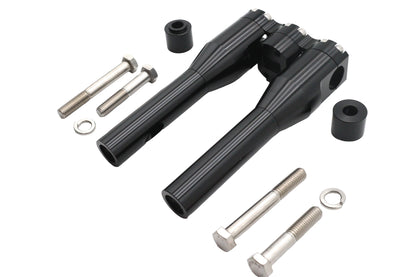 Wyatt Gatling 8 Inch Baron Style Riser Set in Black (Part #78969AB)