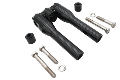 Wyatt Gatling 8 Inch Baron Style Riser Set in Black (Part #78969AB)