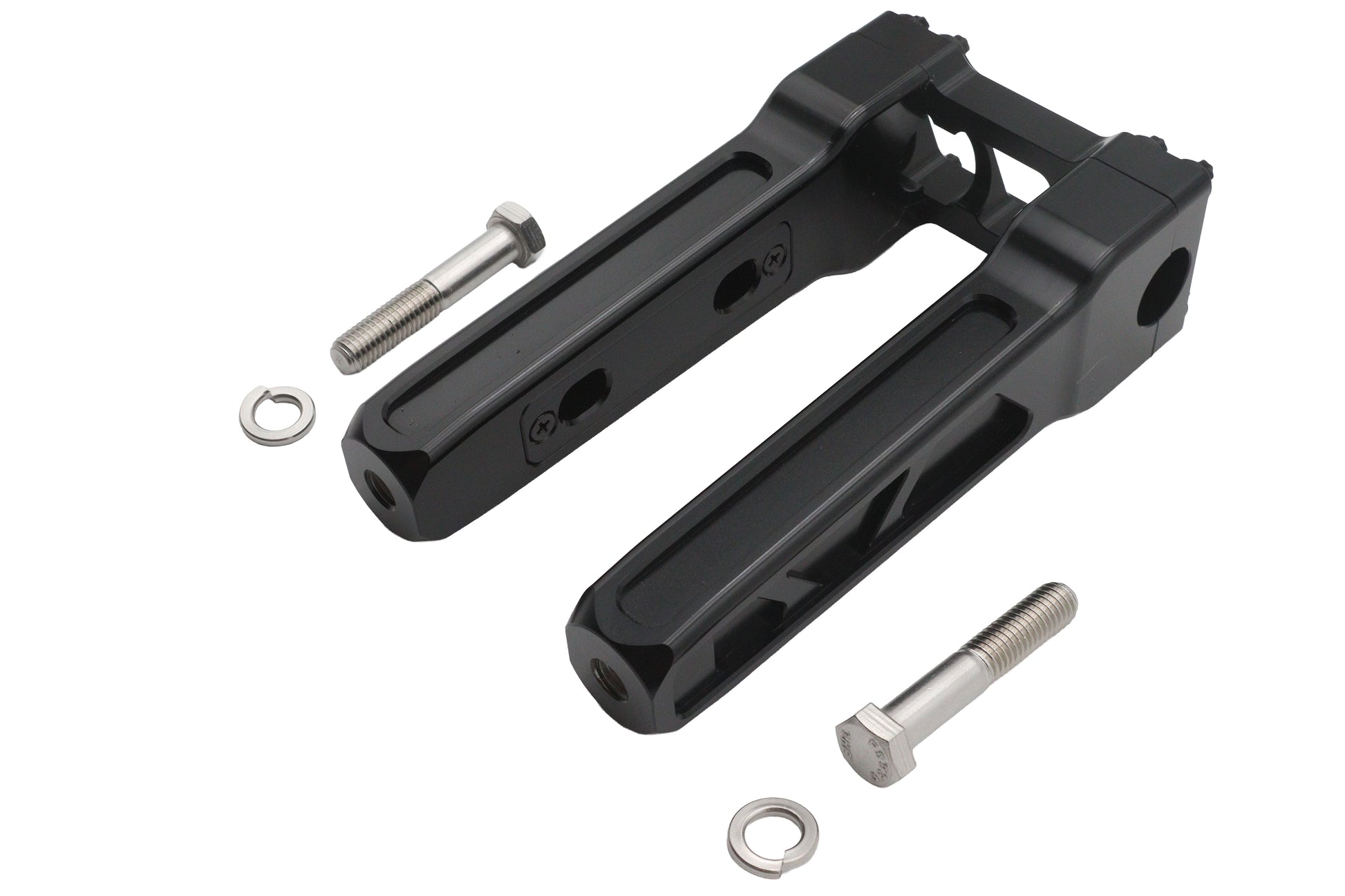 Wyatt Gatling 8 Inch Pirate Style Riser Set in Black - Part #78970AB