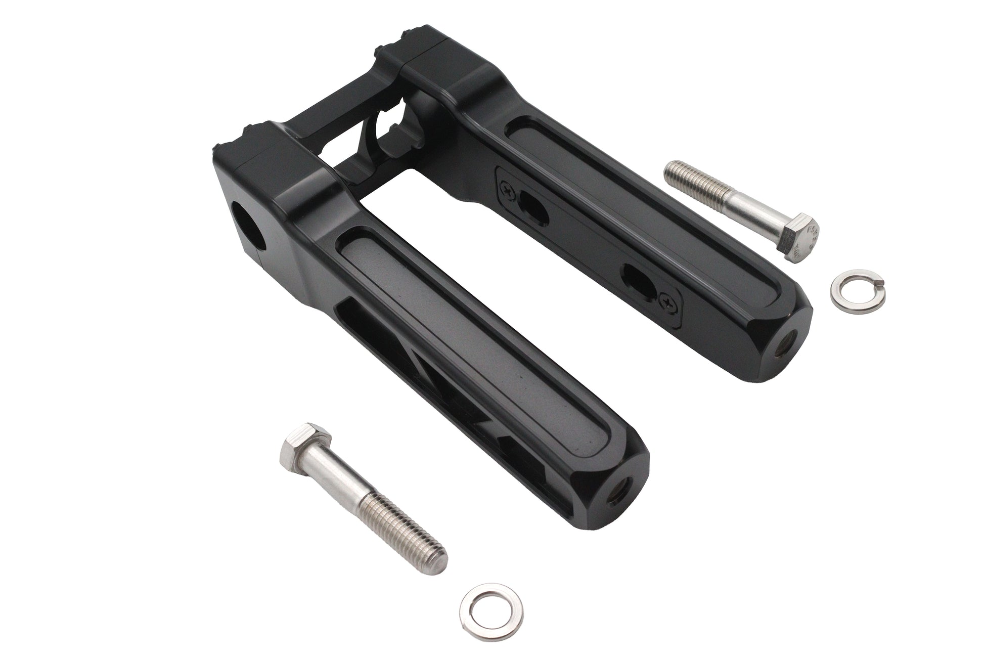 Wyatt Gatling 8 Inch Pirate Style Riser Set in Black - Part #78970AB