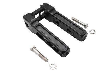 Wyatt Gatling 8 Inch Pirate Style Riser Set in Black - Part #78970AB