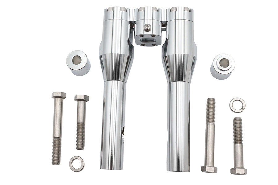 Wyatt Gatling 8 Inch Baron Style Riser Set Chrome - Part 78969A