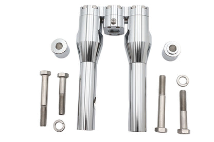 Wyatt Gatling 8 Inch Baron Style Riser Set Chrome - Part 78969A