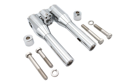 Wyatt Gatling 8 Inch Baron Style Riser Set Chrome - Part 78969A