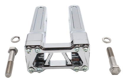 Wyatt Gatling 8 Inch Pirate Style Riser Set Chrome - Part #78970A