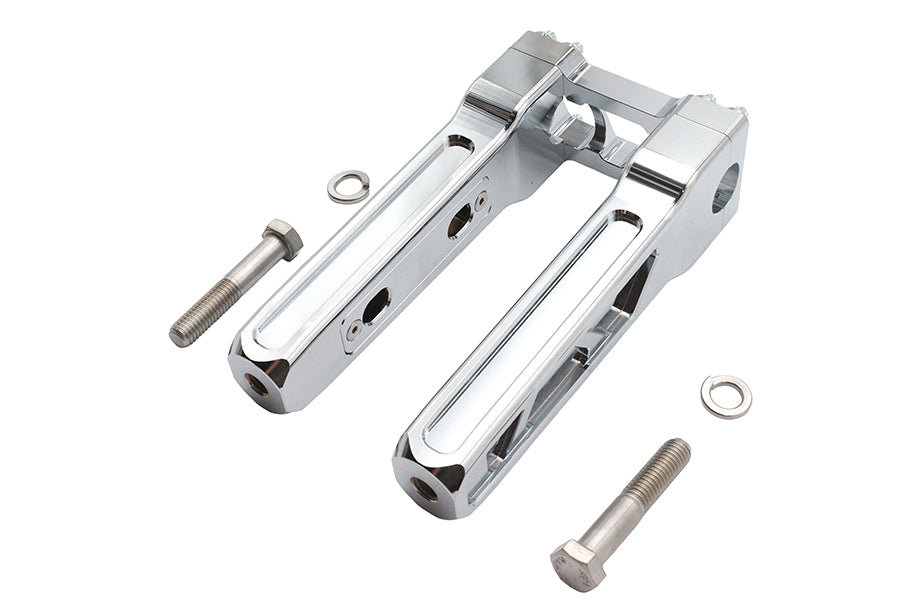 Wyatt Gatling 8 Inch Pirate Style Riser Set Chrome - Part #78970A