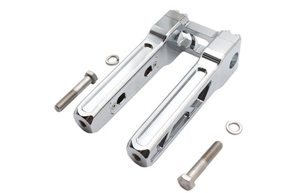 Wyatt Gatling 8 Inch Pirate Style Riser Set Chrome - Part #78970A
