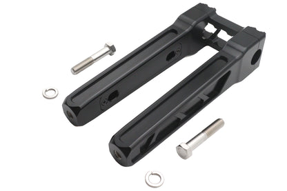 Wyatt Gatling 10 Inch Pirate Style Riser Set in Black (Part #78970DB)