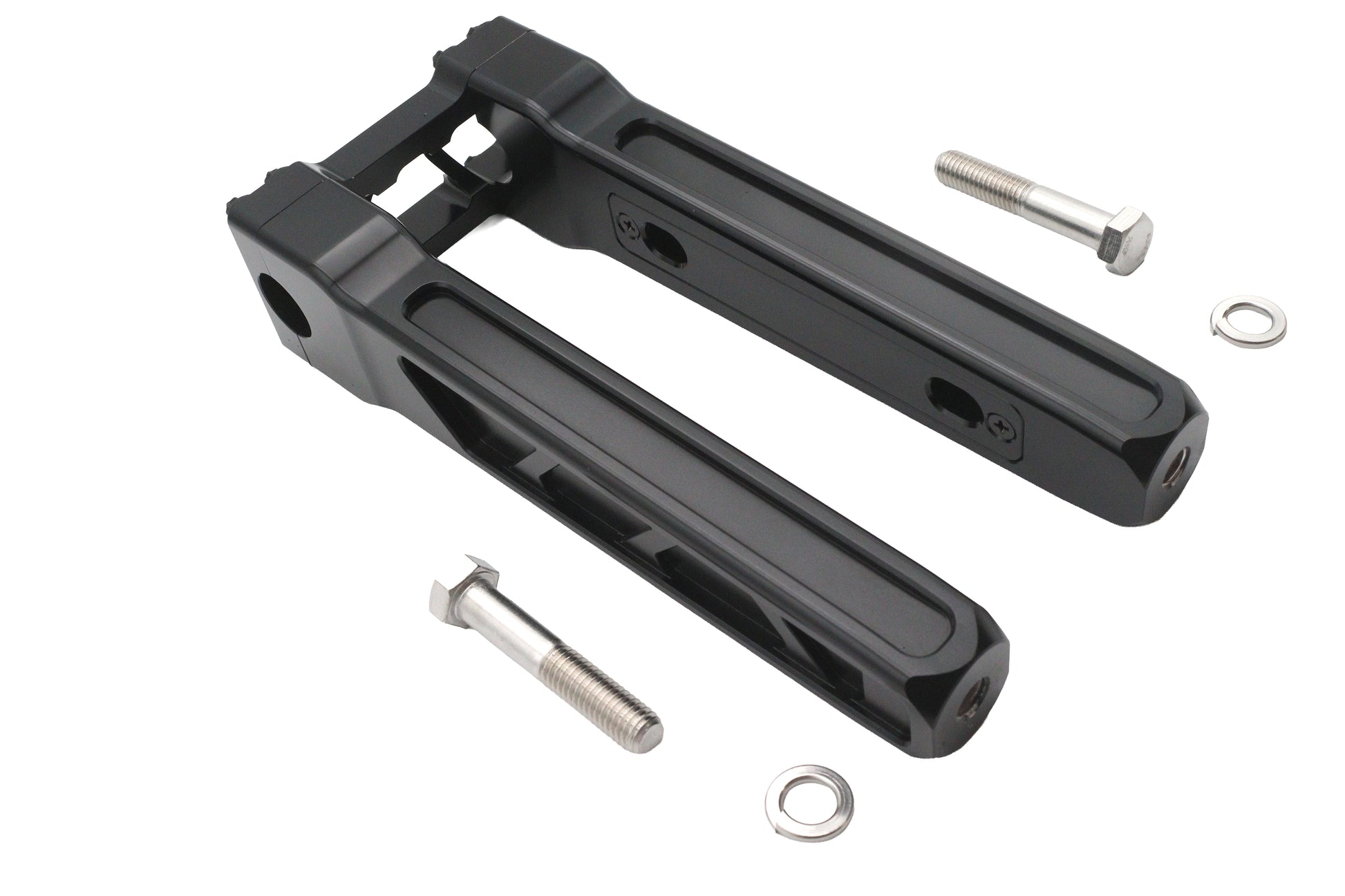 Wyatt Gatling 10 Inch Pirate Style Riser Set in Black (Part #78970DB)