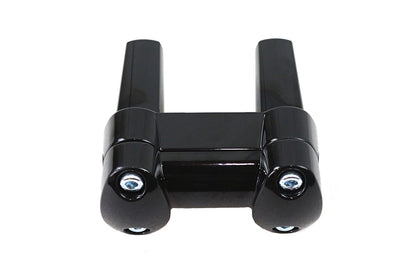 V-Twin 78644AB 4.1 Inch Fat Riser Kit Black – Motorcycle Handlebar Riser with Hardware and Accessories