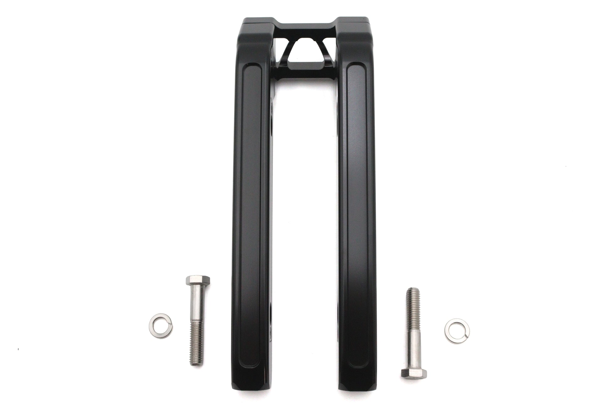 Wyatt Gatling 12 Inch Pirate Style Riser Set in Black – Adjustable Handlebar Riser with Open Window Clamp