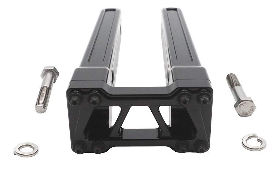 Wyatt Gatling 12 inch Pirate Style Riser Set in Black with 1/2 x 13 Mount Bolts