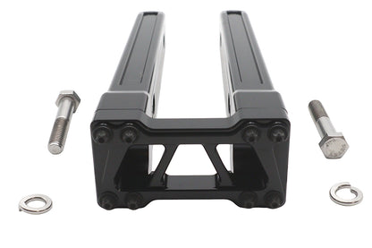 Wyatt Gatling 12 inch Pirate Style Riser Set in Black with 1/2 x 13 Mount Bolts