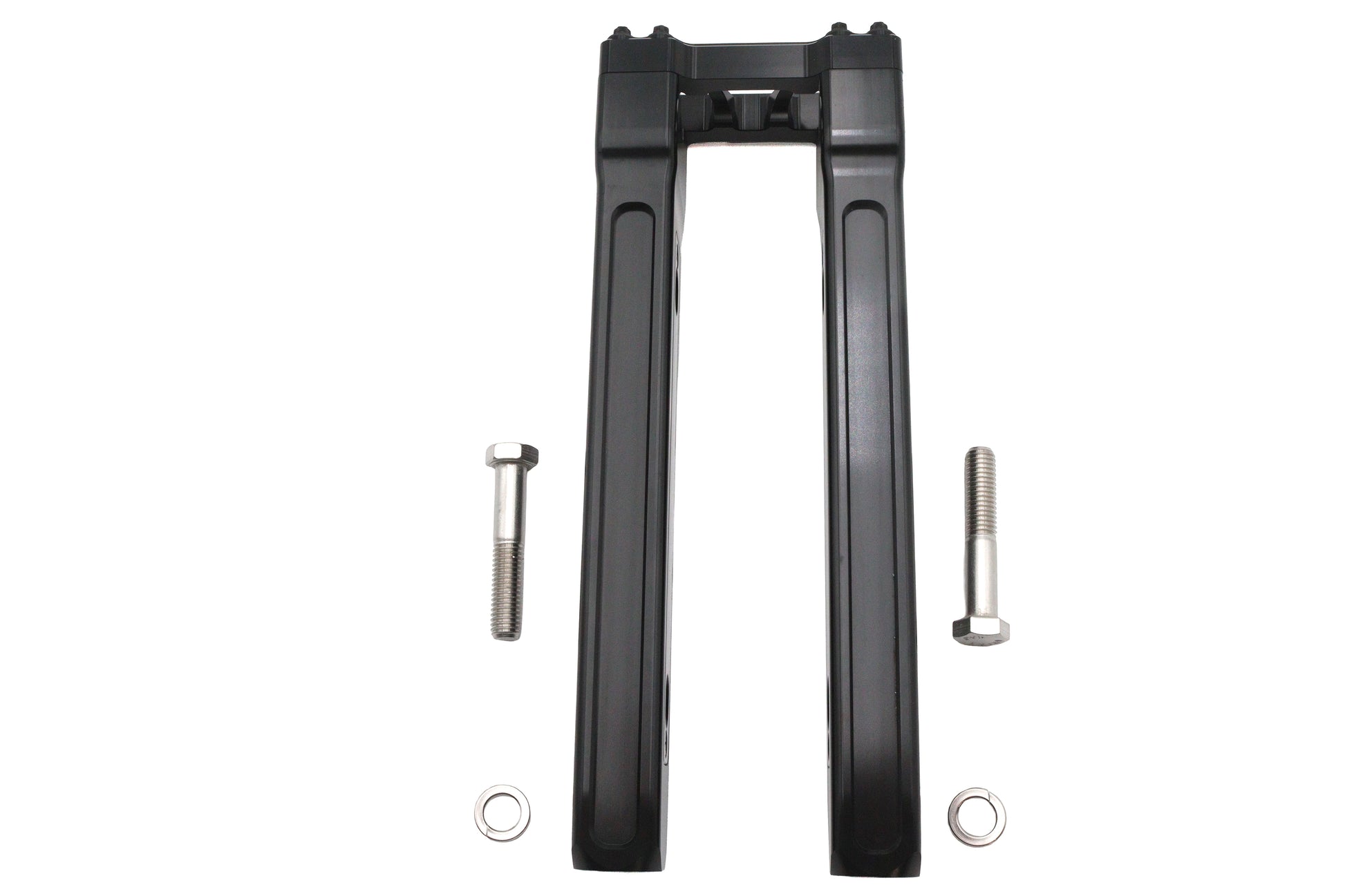 Wyatt Gatling 12 inch Pirate Style Riser Set in Black with 1/2 x 13 Mount Bolts