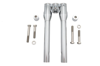 Wyatt Gatling 12 Inch Baron Style Riser Set Chrome - Part #78969E