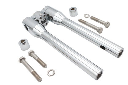 Wyatt Gatling 12 Inch Baron Style Riser Set Chrome - Part #78969E