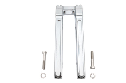 Wyatt Gatling 12 Inch Pirate Style Riser Set Chrome - Motorcycle Handlebar Risers