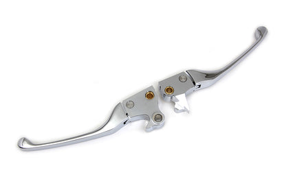 V-Twin Chrome Adjustable Hand Lever Set for Harley Davidson XL Models