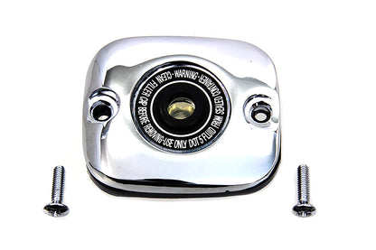 V-Twin Chrome Plated Handlebar Master Cylinder Cover for Harley Davidson VRSC & XL Models Part #76041