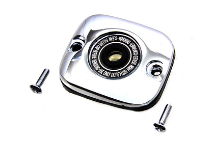 V-Twin Chrome Plated Handlebar Master Cylinder Cover for Harley Davidson VRSC & XL Models Part #76041