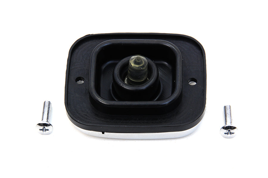 V-Twin Chrome Plated Handlebar Master Cylinder Cover for Harley Davidson VRSC & XL Models Part #76041