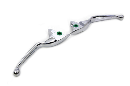 M8 Slotted Hand Control Lever Kit Chrome