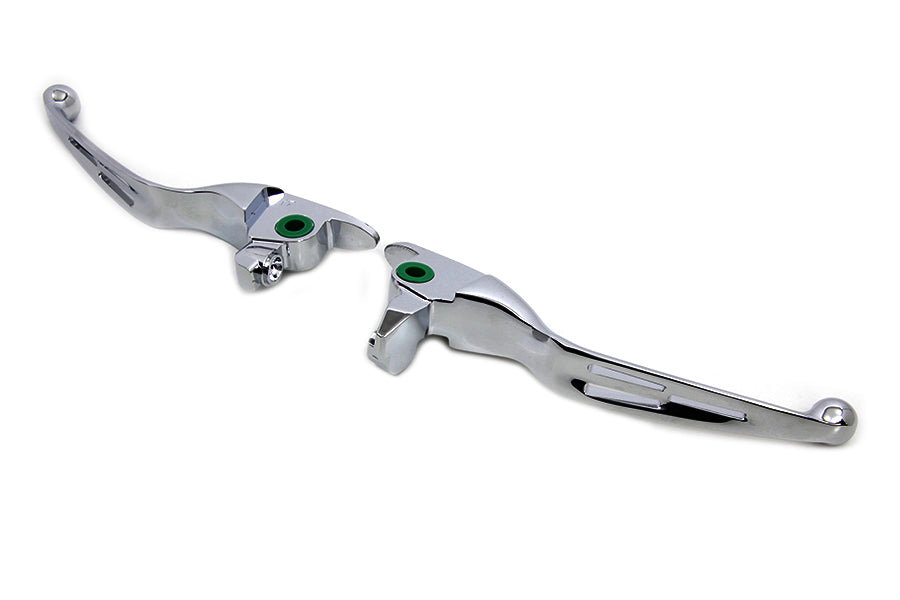 M8 Slotted Hand Control Lever Kit Chrome