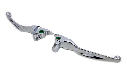 M8 Slotted Hand Control Lever Kit Chrome