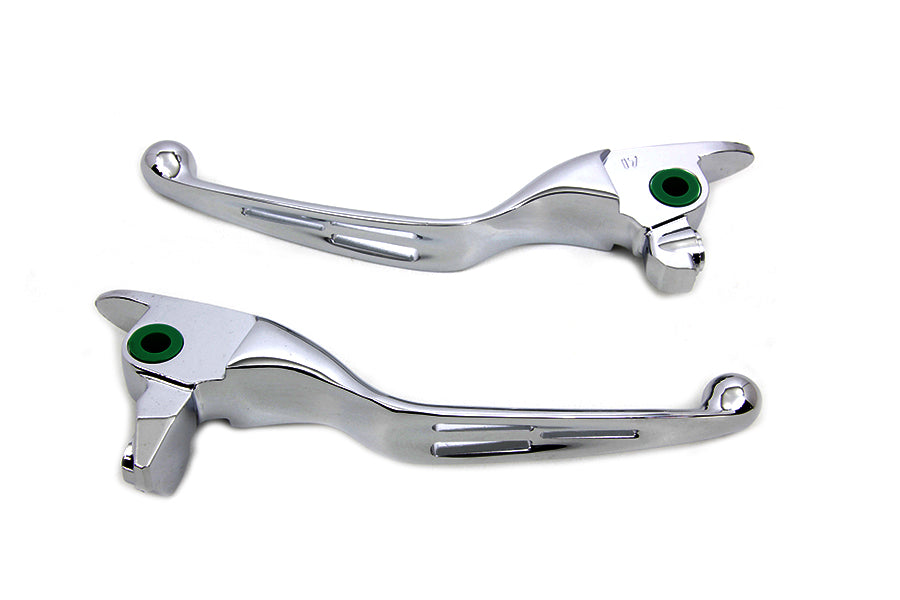 M8 Slotted Hand Control Lever Kit Chrome