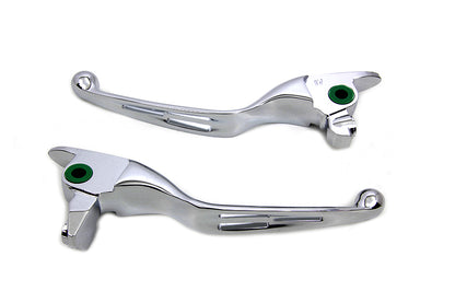 M8 Slotted Hand Control Lever Kit Chrome