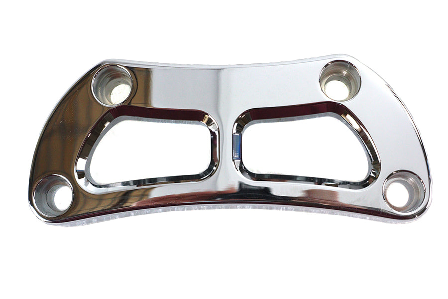 V-Twin Chrome Cutout Design Riser Top Clamp for Harley Davidson XL 1974-1983 Part 63695