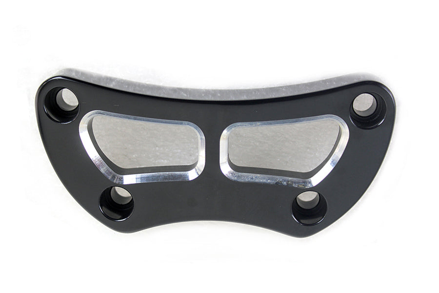 V-Twin Black Cutout Design Riser Top Clamp for Harley Davidson XL Models - Part 63695B