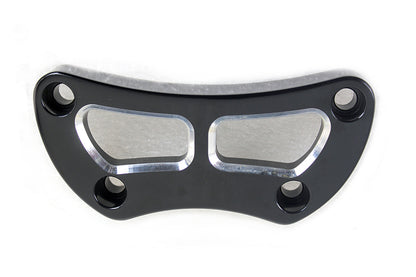V-Twin Black Cutout Design Riser Top Clamp for Harley Davidson XL Models - Part 63695B