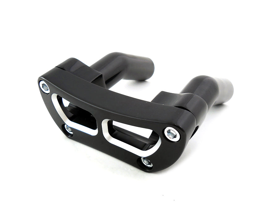V-Twin Black Cutout Design Riser Top Clamp for Harley Davidson XL Models - Part 63695B